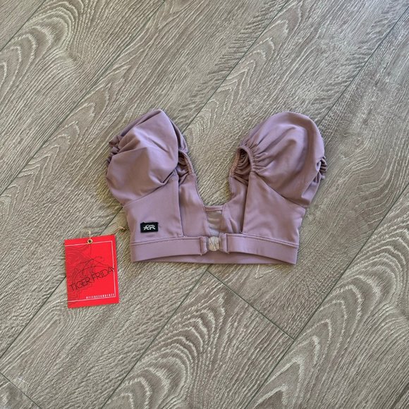 Tiger Friday Damsel Bralette in Plush Purple size CM - Picture 2 of 5